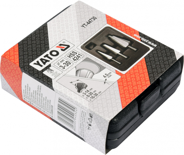 Set Alezoare YATO, HSS, 3-30mm, 3buc [3]
