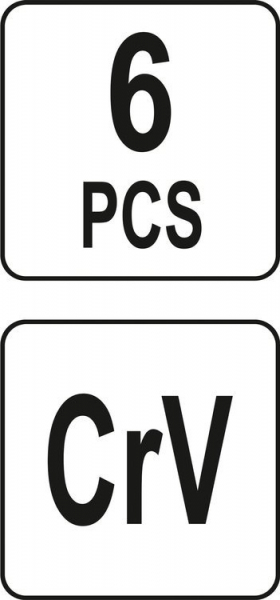 Set adaptoare YATO, reductii pentru tubulare, CrV, 6buc [5]