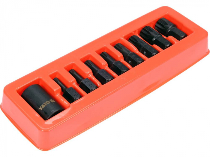 Set biti de impact SPLINE YATO CrMo, 1/2, 9buc [2]