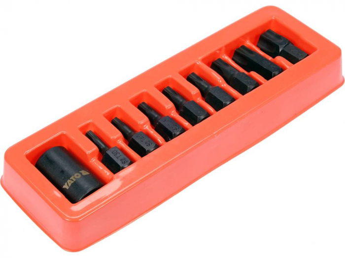 Set biti de impact TORX YATO CrMo, 1/2, 9buc [2]