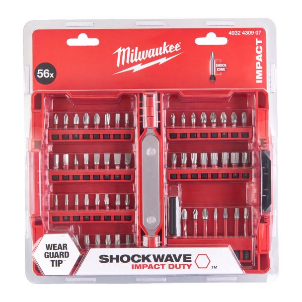 Set biti MILWAUKEE SHOCKWAVE prindere HEX 1/4 56buc [3]