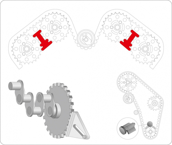 Set blocare YATO, pentru distributie auto, 8buc, AL [6]
