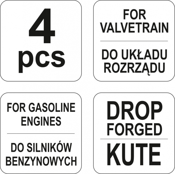 Set blocare YATO, pentru distributie motor benzina, 4buc [4]