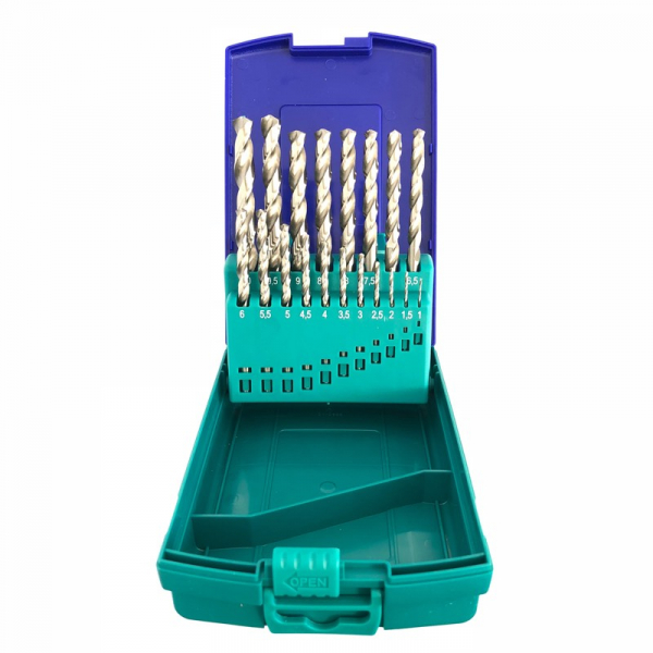 Set burghie pentru metal HELLER, HSS-G, 19buc [4]