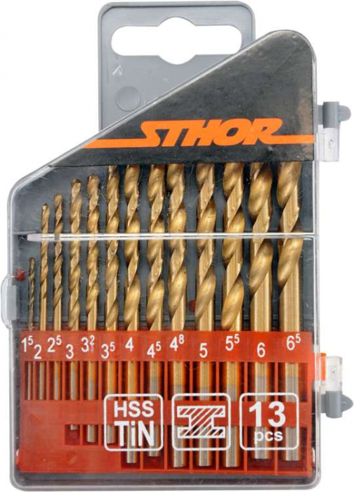 SET BURGHIE PT METAL HSS - TITAN 1.5-6.5MM 13BUC STHOR [2]