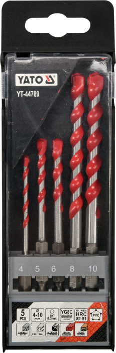 Set Burghie Universale YATO, 4 - 10mm, 5buc [3]