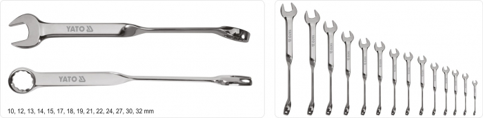 Set chei combinate rasucite YATO cromate 10-32mm 14buc [4]