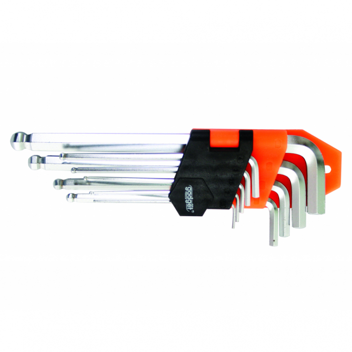 Set chei imbus cu bila medii "L" 9 pcs 1.5-10mm CR-V GD Gadget [2]