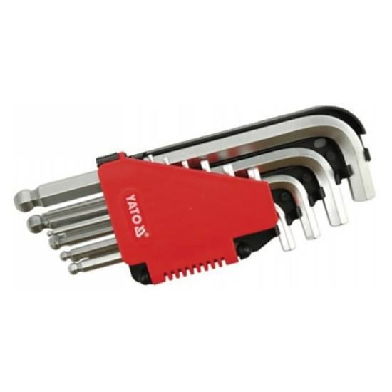 Set chei imbus YATO, CrV, 2-12mm, 10buc [2]