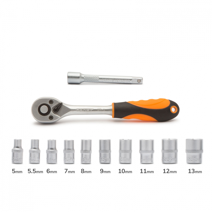Set chei tubulare - 12 buc. - 1/4" - 5 - 13 mm [4]