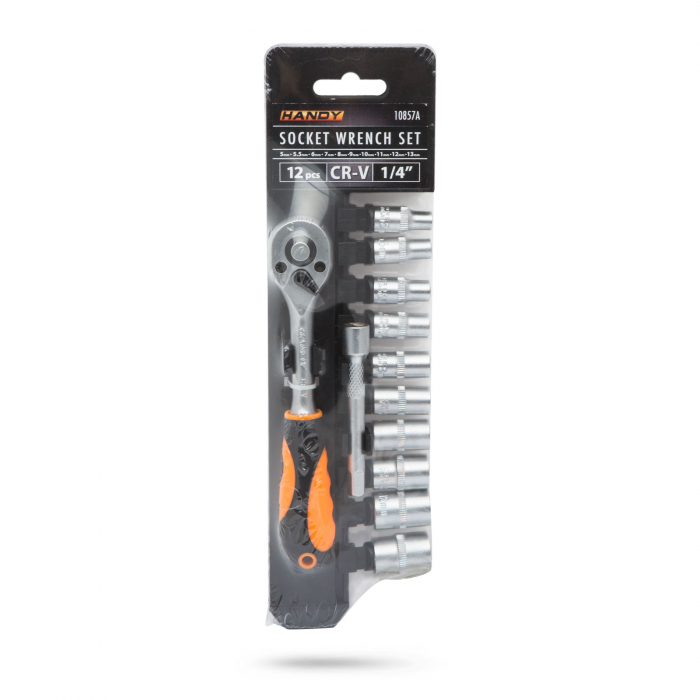 Set chei tubulare - 12 buc. - 1/4" - 5 - 13 mm [5]
