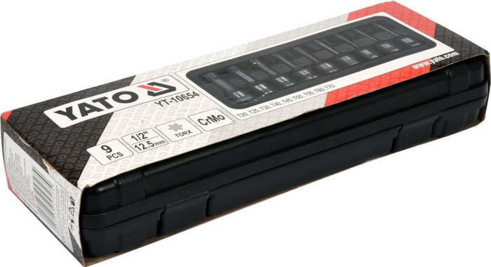 Set chei tubulare de impact YATO torx T20 - T70 CrMo 1/2 9buc [4]