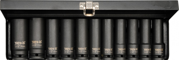 Set chei tubulare YATO, de impact, adanci, 10 - 24mm, 1/2, 11buc [2]