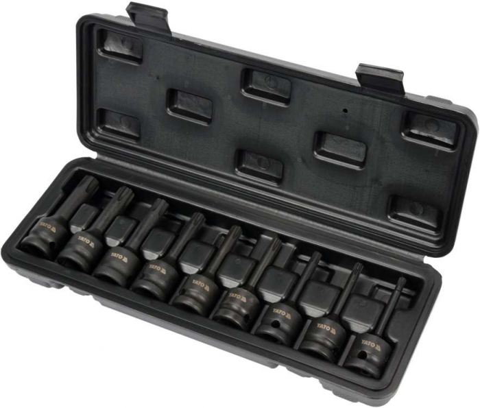 Set chei tubulare de impact YATO RIBE RM5-RM14 CrMo 1/2 9buc [2]
