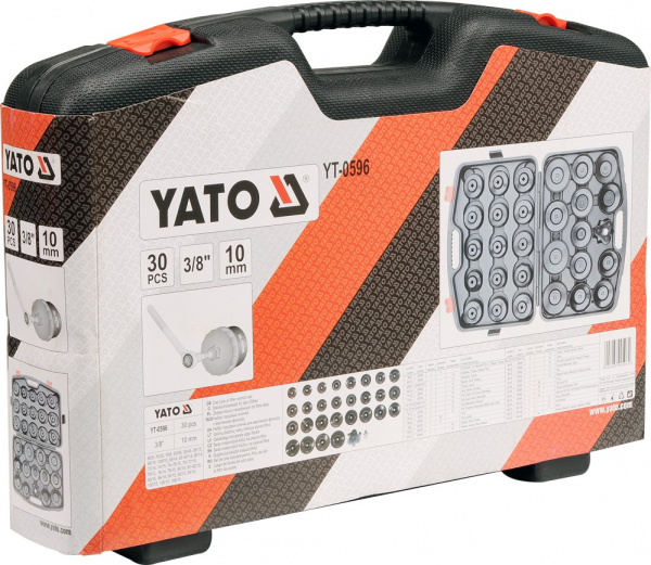 Set chei tubulare YATO, pentru filtru ulei, 30 buc [2]