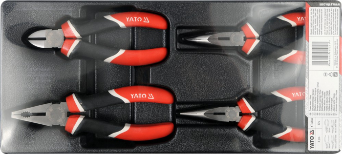 Set de Clesti YATO, Adaos Pentru Dulap de Scule, CR-V, 4 buc [2]