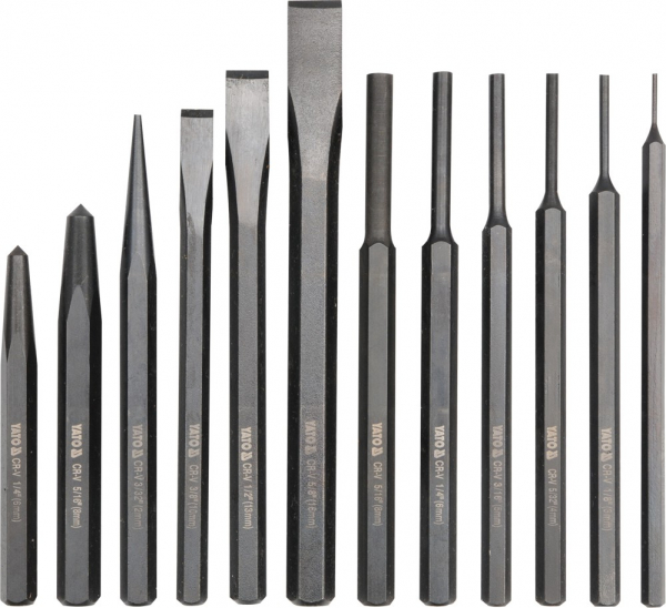 Set dalti impact YATO, CR-V, 12buc [2]