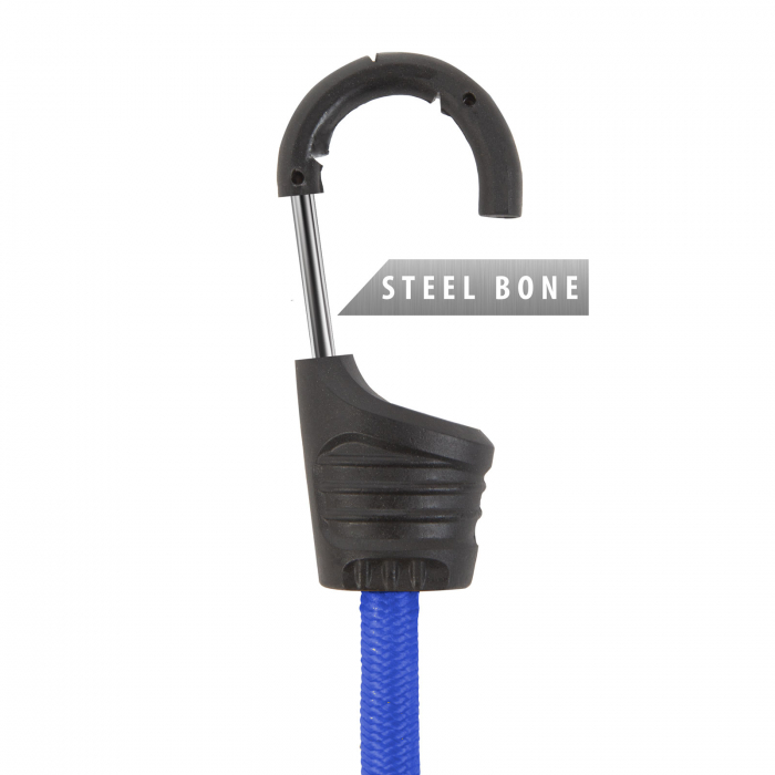Set de cordeline de fixare profesionale - Albastru - 45 cm x 8 mm - 2 buc. / pachet [4]