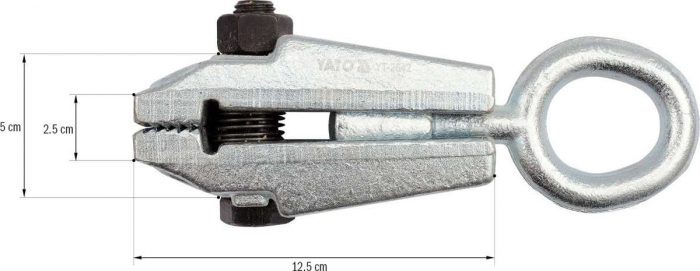 Clema strangere autoblocanta YATO 125mm max 5T [3]