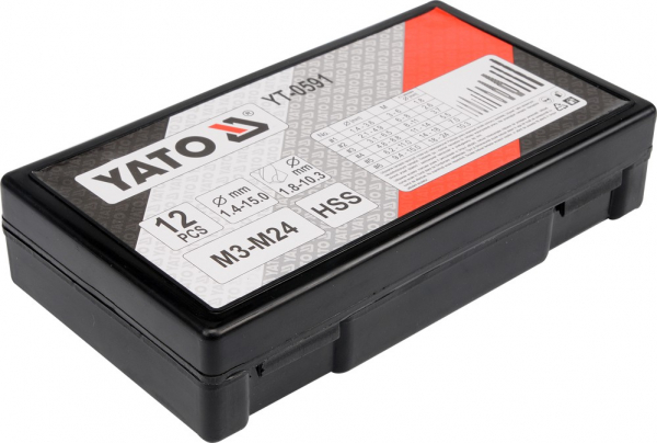 Set extractoare YATO, pentru suruburi rupte, burghie metal, 12buc [2]
