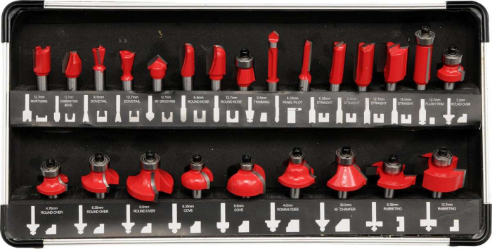 SET FREZE PENTRU LEMN 25BUC YATO [2]