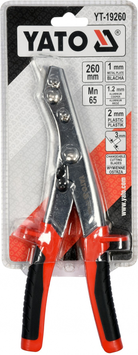 Foarfeca pentru tabla YATO aluminiu/tabla/plastic 1 / 1.2 / 2 mm [3]