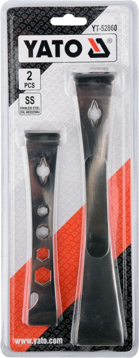 Set leviere YATO, tip racleta, 2buc, Inox, 235 x 40 x 40 mm, 170 mm x 32 x 25 mm [3]