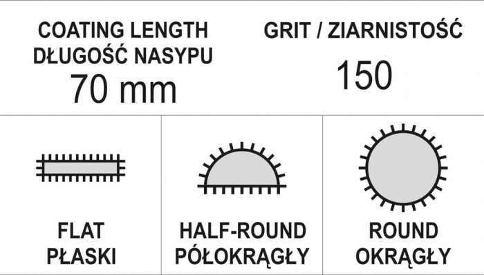 Set pile diamantate YATO 5X180X70mm 3buc [2]