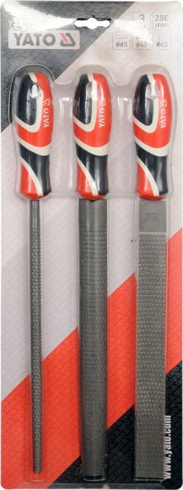 Set raspile pentru lemn YATO 250mm 3buc [2]