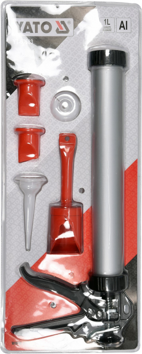 Set pistol YATO, pentru silicon, aluminiu, 1L [2]