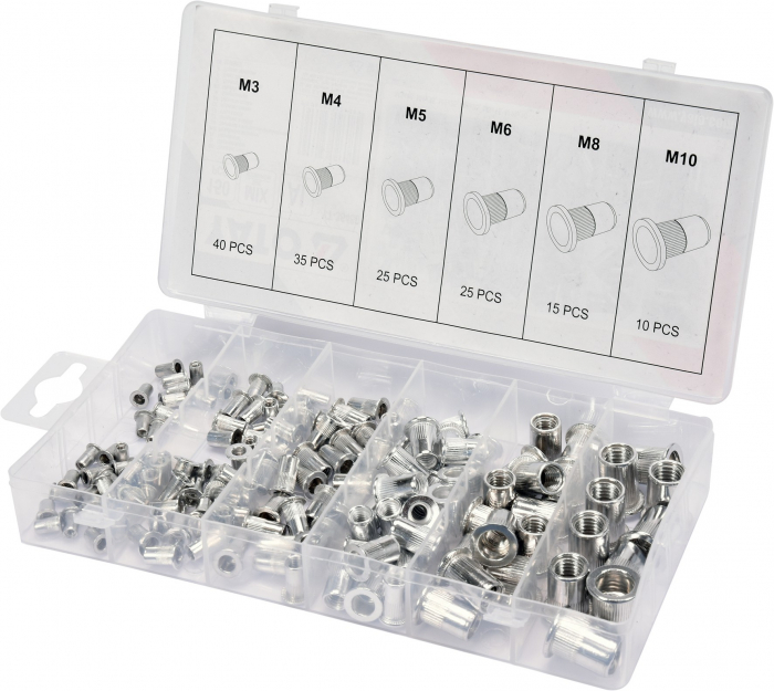 Set piulite nituibile YATO, M3 - M10 [3]
