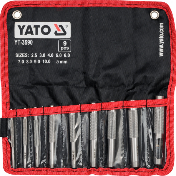 Set preducele yato, 2.5 - 10mm, 9buc