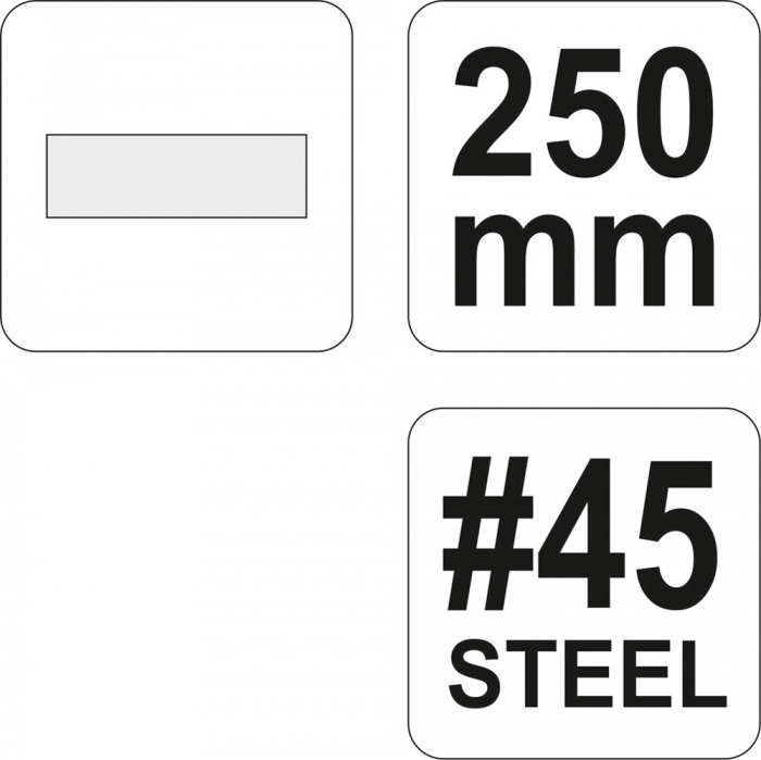 Raspila plata pentru lemn YATO 250mm [3]