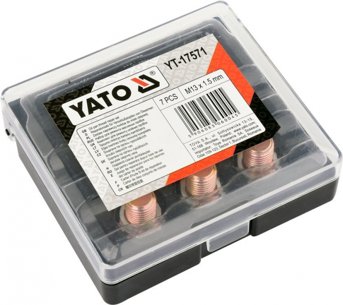 Set reparat busoane baie de ulei YATO M13 - M22x1.5mm [3]