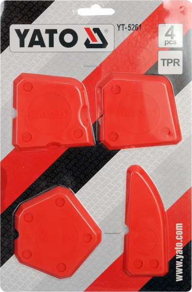 Set spatule YATO, pentru silicon, TPR, 4buc [2]