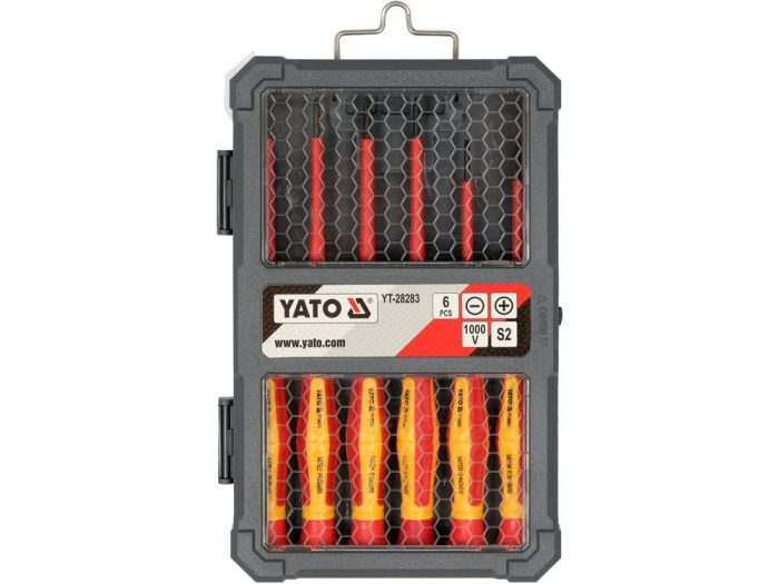 Set surubelnita precizie izolata YATO VDE 1000V 6buc [3]
