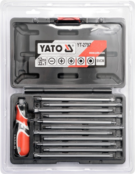 Set surubelnite YATO, cu capat dublu, 12buc [2]