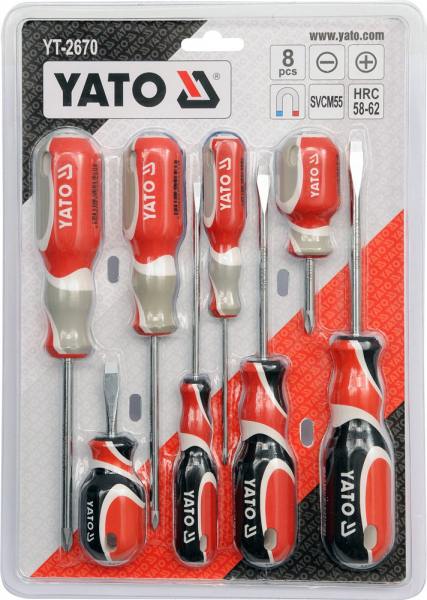 Set surubelnite YATO, lacatuserie, 8buc, SVCM55 [3]