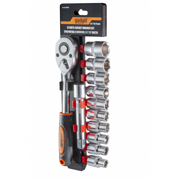 Set tubulare 12 buc 1/2" 10-24mm GD Gadget [2]
