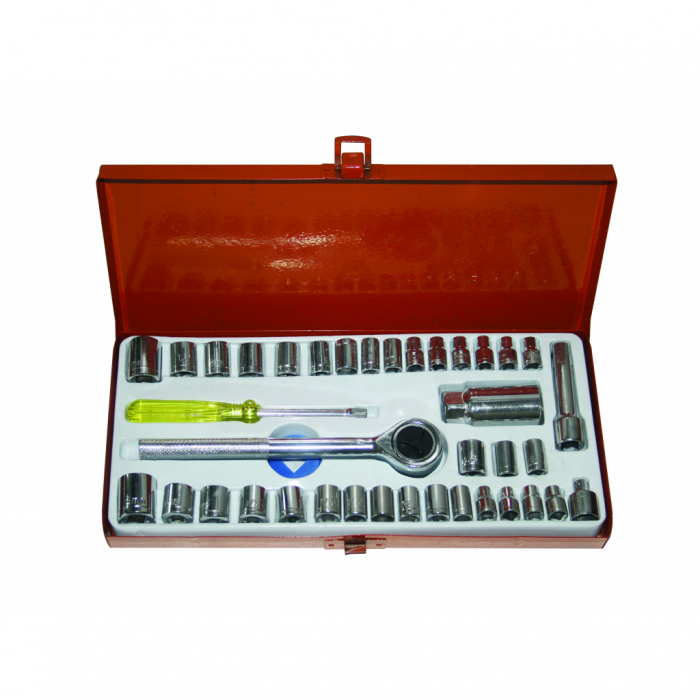 Set tubulare 40pcs 1/4" & 3/8" 4-16mm GD Gadget [2]