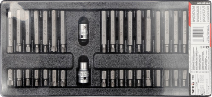 Set de Chei Imbus YATO, Canelate, Adaos Pentru Dulap de Scule, 40 buc [2]