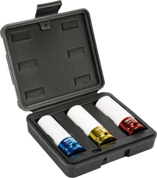 Set tubulare YATO, de impact, cu izolatie, 17-19-21 mm, CrMo, 1/2", 3buc [3]