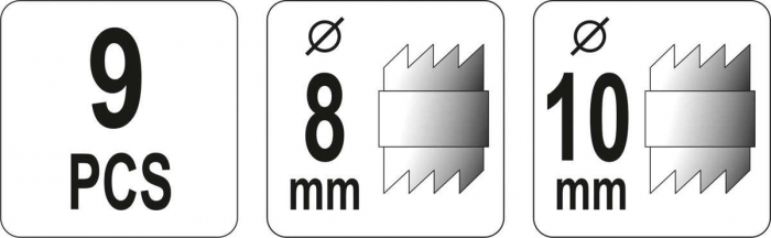 Set indepartare puncte sudura 8-10mm YATO 9 piese [6]