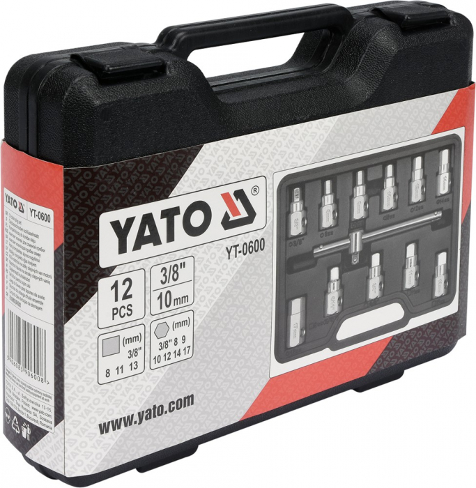 Set YATO biti pentru buson ulei 3/8 12pcs [4]