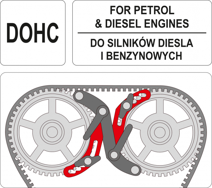 Dispozitiv universal YATO blocare distributie [4]