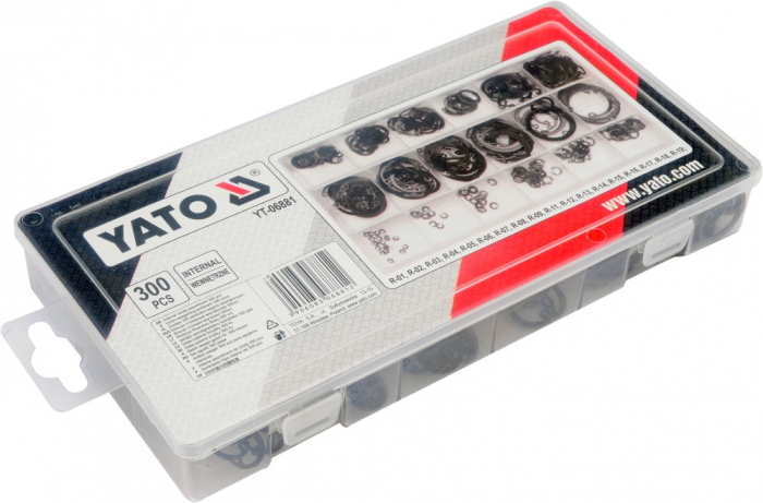 Set YATO, coliere seger interior, 300 buc [3]