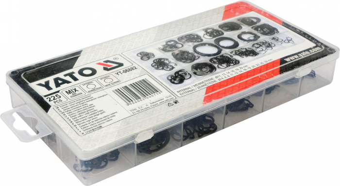 Set YATO, coliere seger interior + exterior, 225 buc [3]