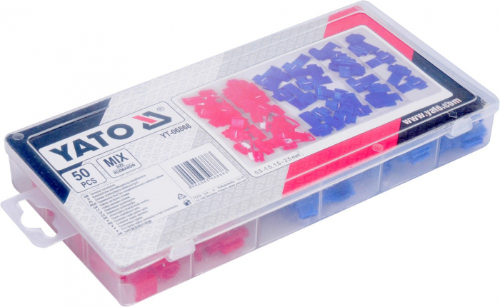 Set YATO, conectori electrici, 50 buc [2]