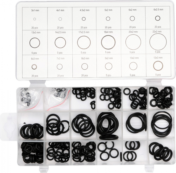 Set YATO, O-ring din Cauciuc, 225 buc [2]