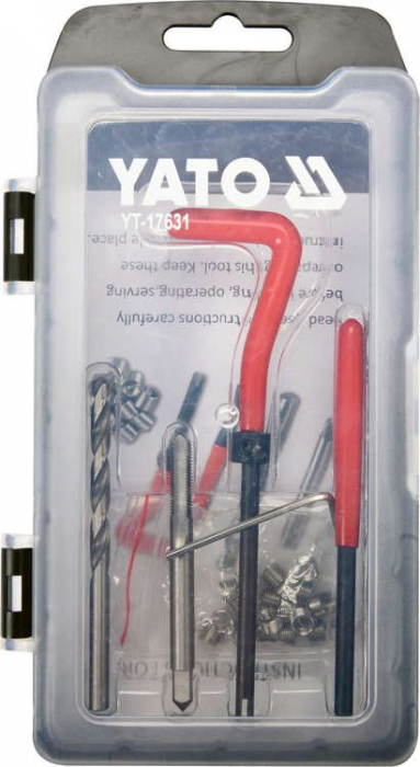 Set YATO, Pentru Reparat Filete, M5x0.8, HSS, 30buc [2]
